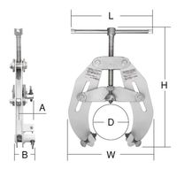 アサダ 溶接冶具 S781550 ウルトラフィット(クイック)2-6 1PC（直送品）