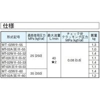 ダイキン工業 モジュラースタック形絞り弁 MT-02BI-55-T 1PC（直送品）