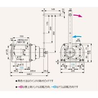 富士製作所 ポータブルウィンチ PNW-300N 1PC（直送品）