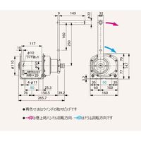 富士製作所 ポータブルウィンチ PNW-100N 1PC（直送品）