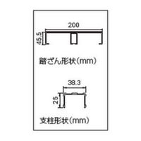 長谷川工業 組立式作業台 ライトステップ DBS2-646 1PC（直送品）