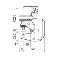 育良精機 バリアフリーパンチャー ISK-BP20F 1PC（直送品）