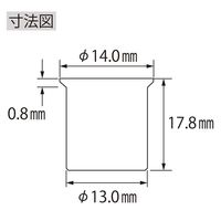 ロブテックス ブラインドナット スチール エコパック NSK10MP 1セット(100本:10本×10PC)（直送品）