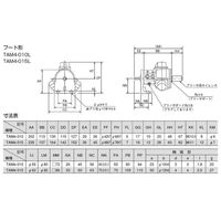 TAIYO ラジアルピストン形エアモータ TAM4-010LG020 1PC（直送品）