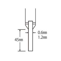 広島 プロユースセラミックコート地ベラ 1.2mm厚 10寸 138-14 1個 64-4383-11（直送品）