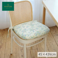 川島織物セルコン MINTON シートクッション LN1224 45×43cm ブルー LN1224_98B 1枚（直送品）