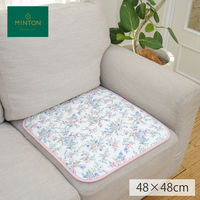 川島織物セルコン MINTON シートクッション LN1225 48×48cm ピンク LN1225_08P 1枚（直送品）