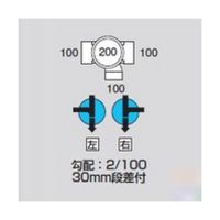 アズワン Mー90YS左100ー200 ビニマス 90度合流 64-5109-21 1個（直送品）
