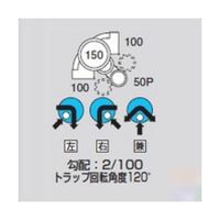 アズワン MーUTーL左100X50Pー150 ビニマス90度曲 64-5108-62 1個（直送品）