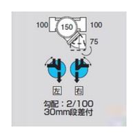 アズワン MMーMYS右100X75ー150 ビニマス90度変角 64-5109-06 1個（直送品）
