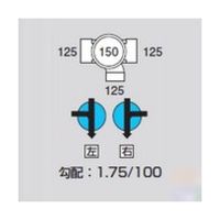 アズワン Mー90Y右125ー150 ビニマス 90度合流 64-5109-42 1個（直送品）