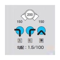 アズワン Mー90L右150ー200 ビニマス 90度曲 64-5109-87 1個（直送品）