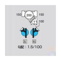 アズワン MMーMY左150X100ー200 ビニマス平行90度 64-5110-03 1個（直送品）