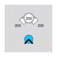 アズワン Mー90L兼200ー200 ビニマス 90度曲 64-5110-09 1個（直送品）