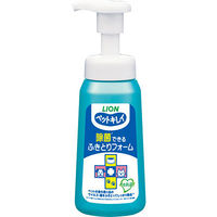 （セット品）ペットキレイ 除菌できる ふきとりフォーム 本体 250ml ＋ 詰め替え 200ml ライオンペット