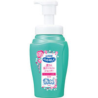 （セット品）ペットキレイ　香りの泡リンスインシャンプー 犬猫用 本体450ml ＋ 詰め替え360ml ライオンペット