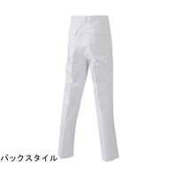 日の丸繊維 男性ズボン 綿100% ホワイト LL 65-1702-70 1着（直送品）