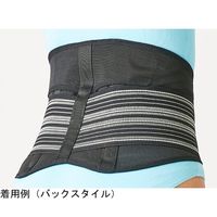 セルヴァン 薄くても腰をしっかり支えるコルセット ブラック LLー3L 026342704 1枚 65-0550-80（直送品）