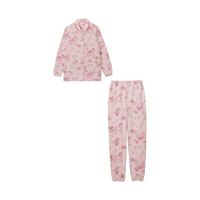 セルヴァン ふんわりキルト暖かパジャマ ピンク系 LL 044380404 1枚 65-0551-28（直送品）
