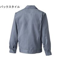 日の丸繊維 作業上着 耐薬品性素材 グレー 4L 65-1701-36 1着（直送品）