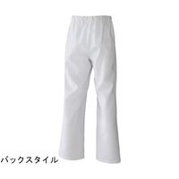 日の丸繊維 男性ズボン クリーンルーム ホワイト LL 65-1701-73 1着（直送品）