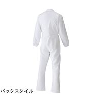 ソルディ 続服 オープンネック クリーンルーム ホワイト M 65-1702-14 1着（直送品）