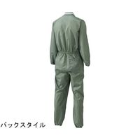 日の丸繊維 続服 フード付き 弱撥水加工 グレー L 65-1702-20 1着（直送品）