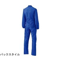 日の丸繊維 続服 弱撥水加工 ブルー M 65-1702-31 1着（直送品）
