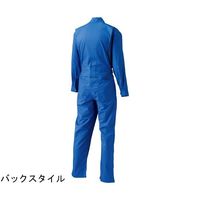 日の丸繊維 続服 (ポリエステル75%・綿25%) ブルー M 65-1703-70 1着（直送品）