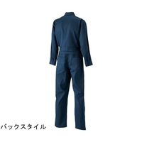 日の丸繊維 続服 綿100% ネイビー M 65-1704-03 1着（直送品）