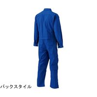 日の丸繊維 続服 (ポリエステル65%・綿35%) ブルー S 65-1704-47 1着（直送品）