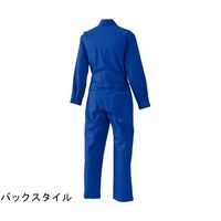 日の丸繊維 続服 綿100% ブルー 7Lサイズ 65-1706-15 1着（直送品）
