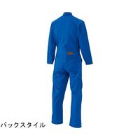 日の丸繊維 続服 (ポリエステル65%・綿35%) ブルー B3L 65-1706-26 1着（直送品）