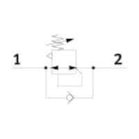 日本ピスコ レギュレータ プッシュロックタイプ ユニオン RVUP4-4 1個 65-2629-97（直送品）