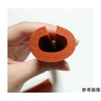 スリーハイ シリコンスポンジ丸チューブ(スポンジ背割れ加工)10×25mm 1m ST10-25-1-SL 1本 65-2333-04（直送品）