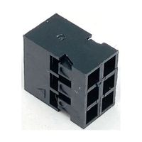 共立電子産業 2mmピッチミニQIコネクタ06P(3Px2列) 20個入 QII2mm-6 1袋(20個) 65-3734-20（直送品）