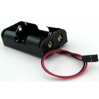 共立電子産業 単3×2本用電池ケース QIコネクタ・リード線付 311-530 1個 65-3734-28（直送品）