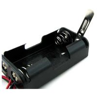 共立電子産業 単3×2本用スイッチ付電池ケース QIコネクタ・リード線付 311-530-SW 1個 65-3734-27（直送品）