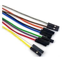 共立電子産業 QIケーブルシングルピンソケット10色セット 311-368 1袋(10個) 65-3734-41（直送品）