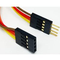 共立電子産業 QIケーブル4Sー4P 5本入 311-356 1袋(5本) 65-3734-43（直送品）