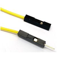 共立電子産業 QIケーブル1Sー1P 黄 5本入 311-216-4 1袋(5本) 65-3734-59（直送品）