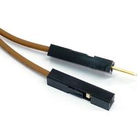 共立電子産業 QIケーブル1Sー1P 茶 5本入 311-216-1 1袋(5本) 65-3734-62（直送品）