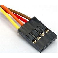 共立電子産業 QIケーブル4Sー1Px4 5本入 311-214 1袋(5本) 65-3734-63（直送品）