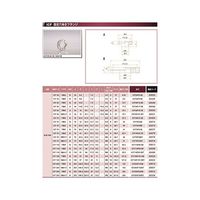 コスモテック ICF34 固定9.6穴あきフランジ ICF34F9.6B 1個 63-1932-60（直送品）