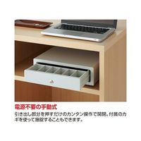 クローバー電子 キャッシュドロア DSCAーPO3B/6C アイボリー 61-326-5-1 1台 61-7323-34（直送品）