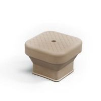 光 フリーサイズゴム脚キャップ(バラ) 角 30~40ミリ用 ベージュ F4-3402 1個 61-7395-24（直送品）