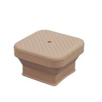 光 フリーサイズゴム脚キャップ(バラ) 角 40~50ミリ用 ベージュ F4-4502 1個 61-7395-26（直送品）