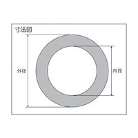 ニチアス ジョイントシートガスケット TOMBO NO.1120 内面 呼び径(A):15 1120-10K-15A-2T-RF 1枚（直送品）