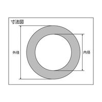 ニチアス ジョイントシートガスケット TOMBO NO.1995 内面 呼び径(A):15 1995-5K-15A-1.5T-RF 1枚（直送品）