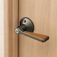 マツ六 リフォーム用レバー錠 ハイブリッド鍵付 アンバー 8589200 1個（直送品）